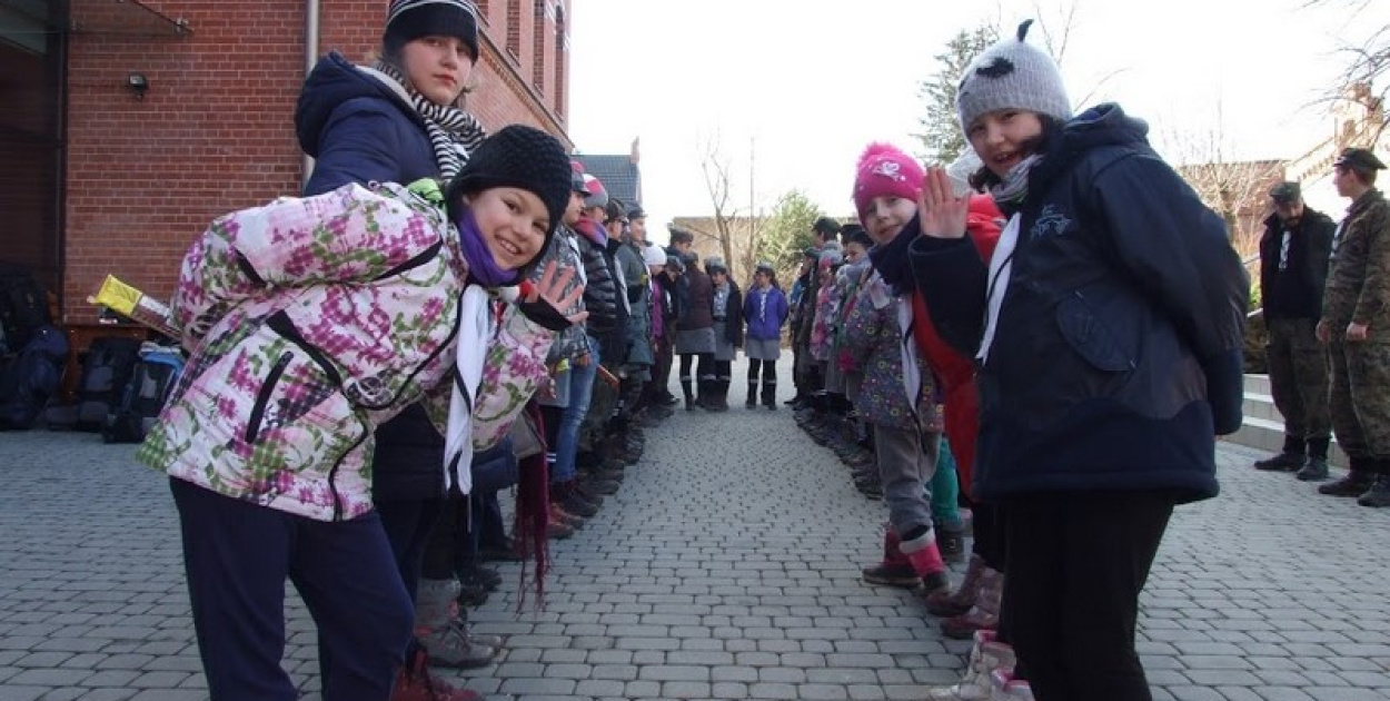 Kiedy to minęło...? Harcerze na zimowisku