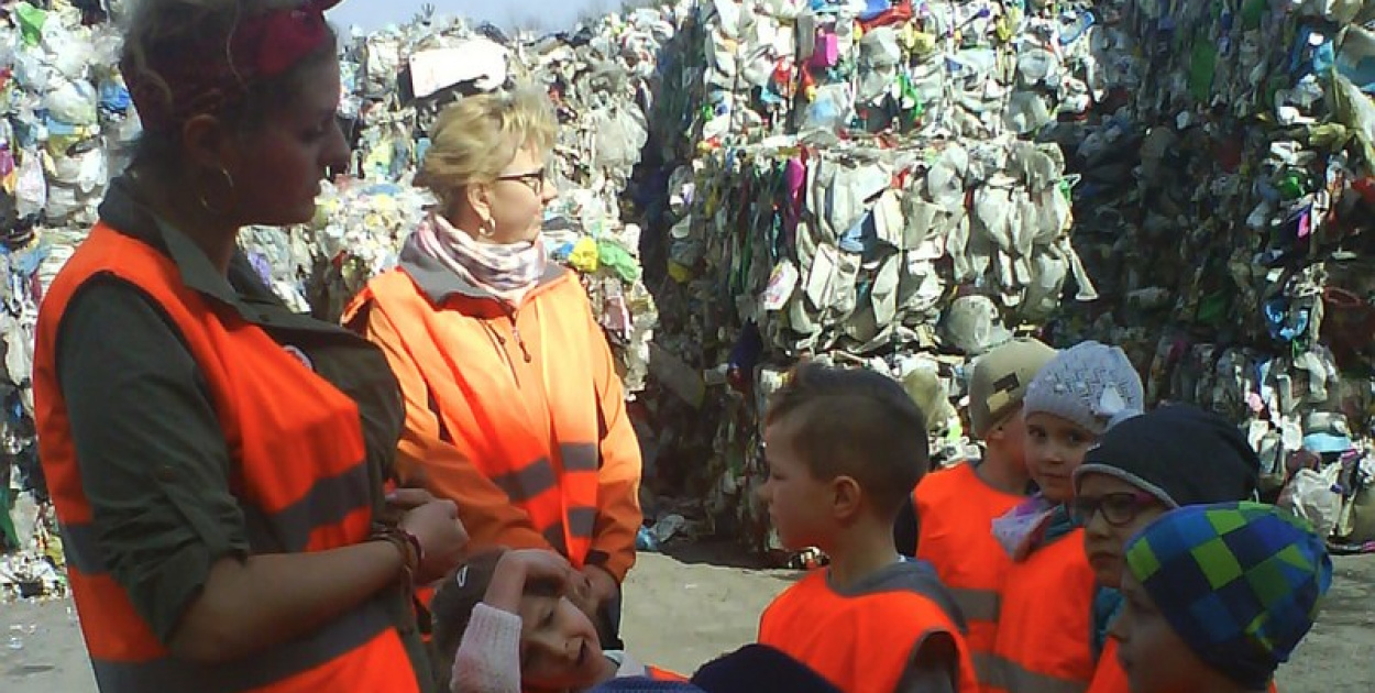  Przedszkolaki z Olszanki z  wizytą w Zakładzie Gospodarowania Odpadami w…