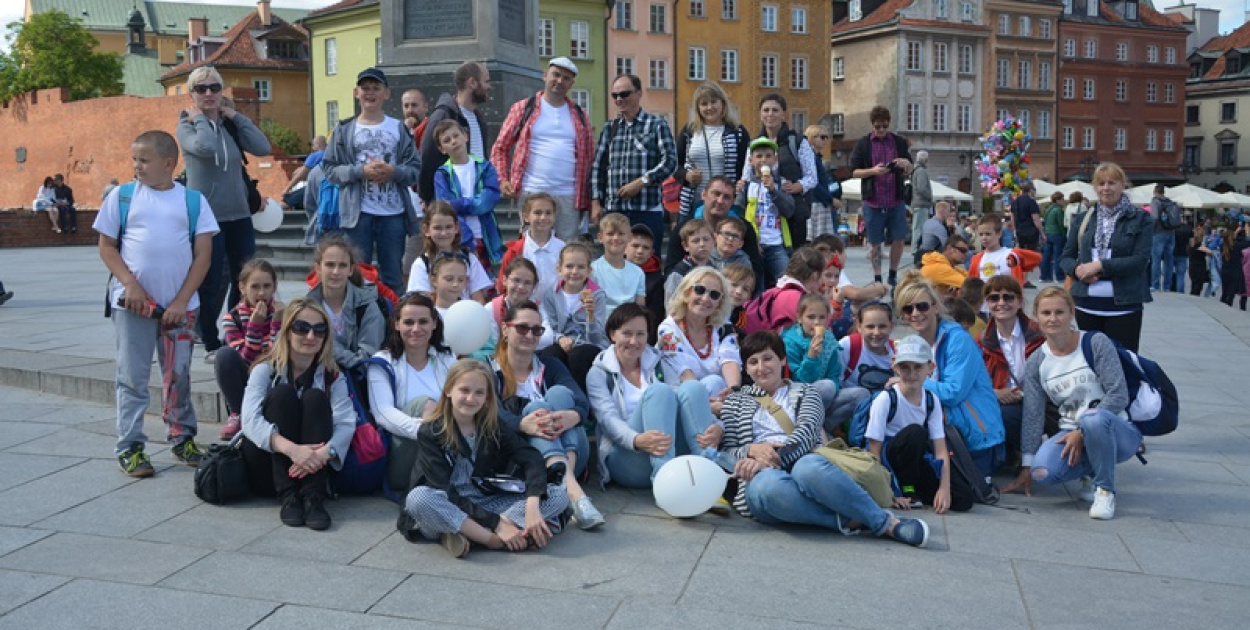 Wycieczka klasy III a z rodzicami do Warszawy