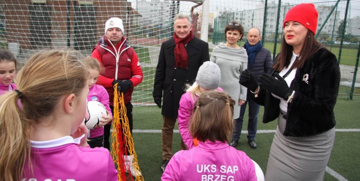 Szczególna wizyta  w Zespole Szkół nr 1 w Brzegu