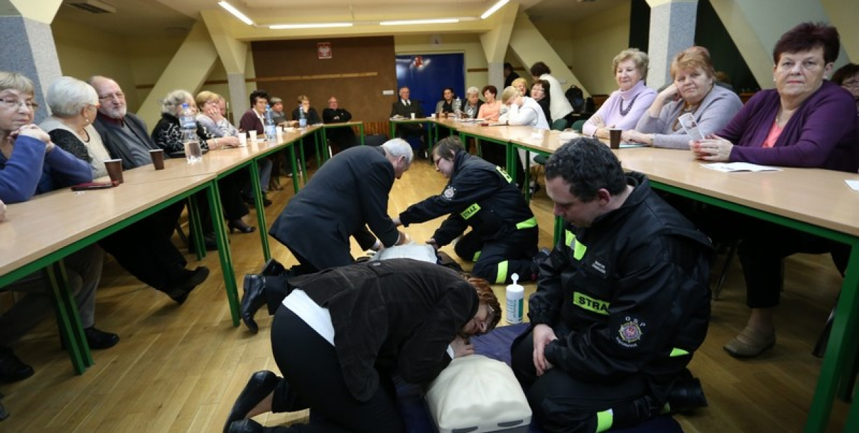 OSP Mąkoszyce szkoliło seniorów