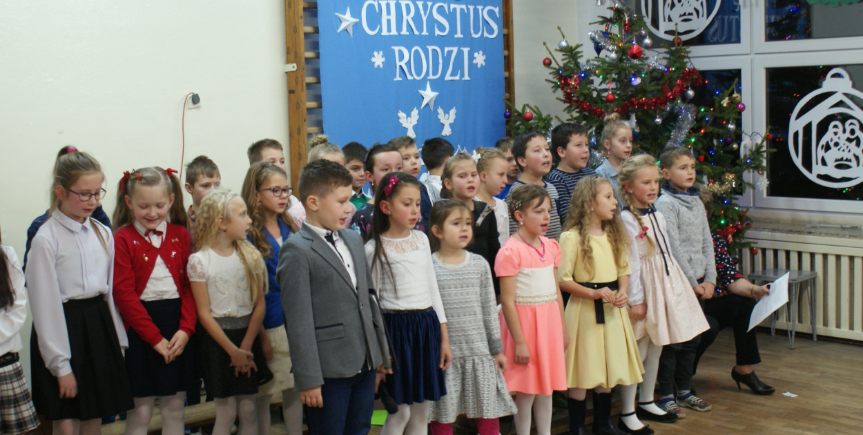 "Gdy się Chrystus rodzi..."  spotkanie świąteczne w PSP Kolnica