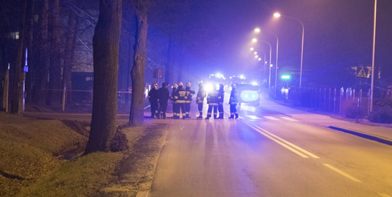 Wyciek gazu w Grodkowie. Ewakuowani uczniowie z internatu