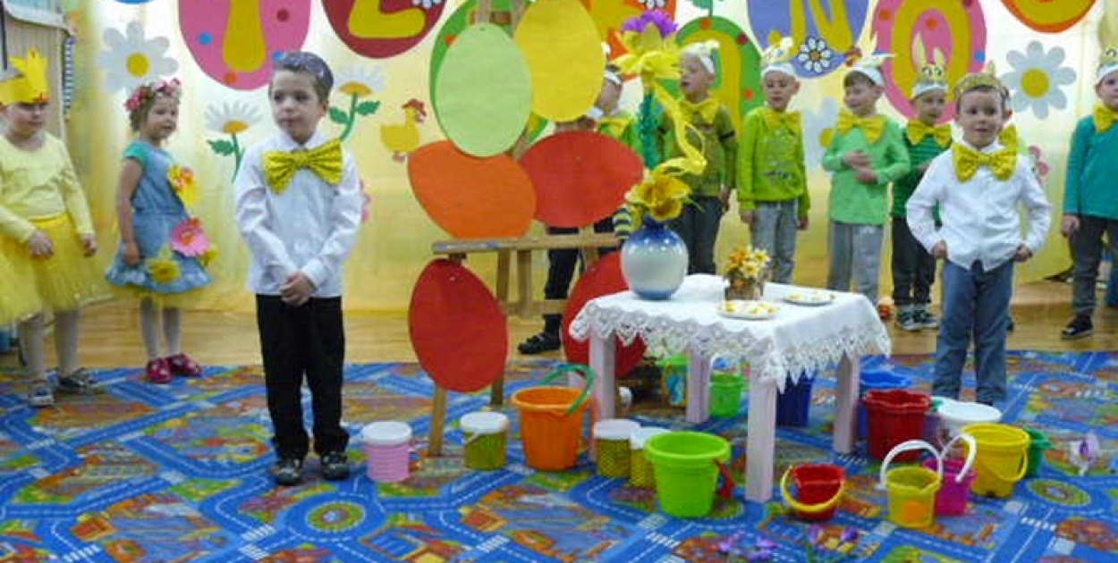 SPOTKANIE WIELKANOCNE W PRZEDSZKOLU W KRZYŻOWICACH