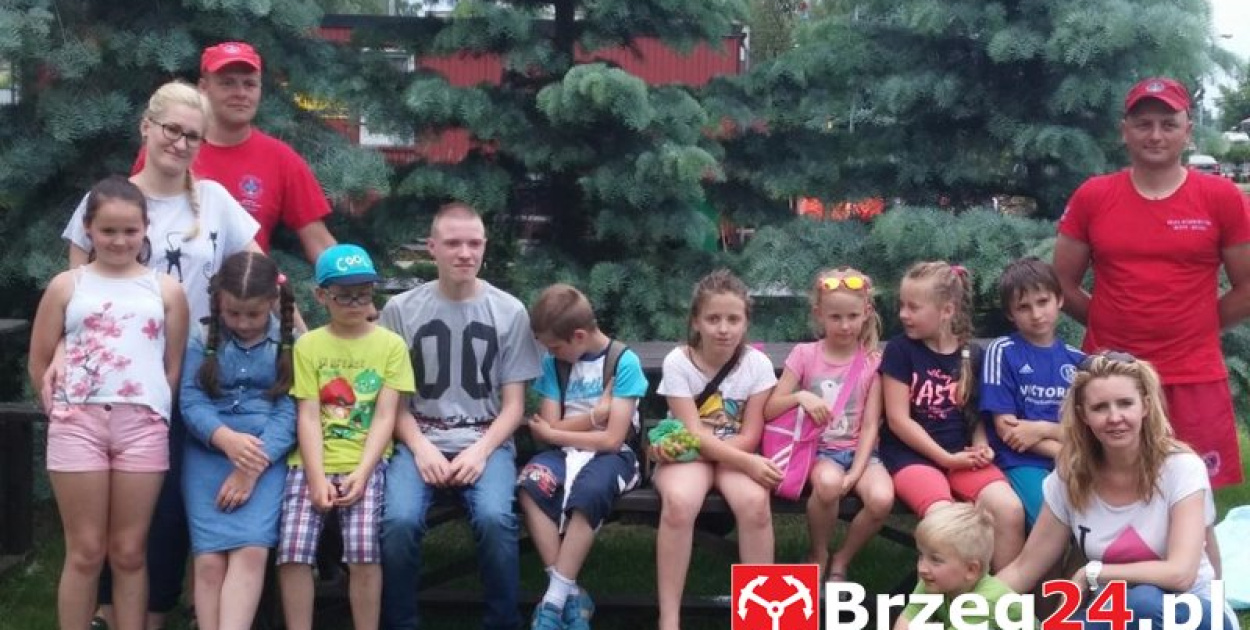  "Świetlica terapeutyczna Promyczek z wizytą na stanicy WOPR w Brzegu,