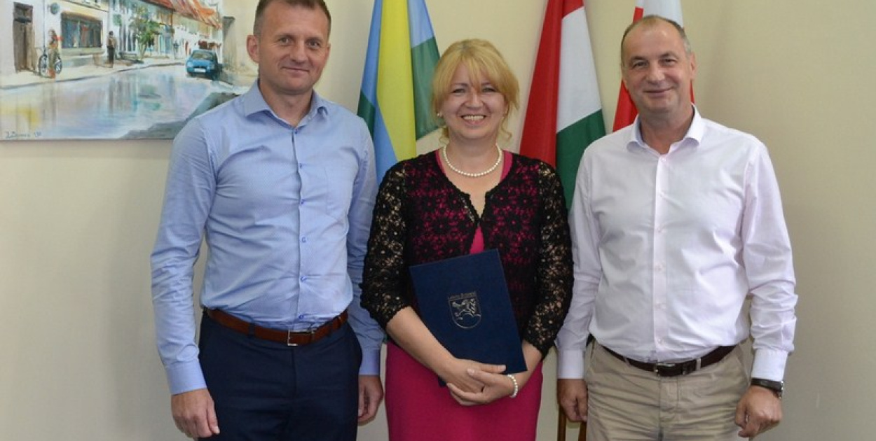 Jubileusze pracy zawodowej w Urzędzie Miejskim w Lewinie Brzeskim