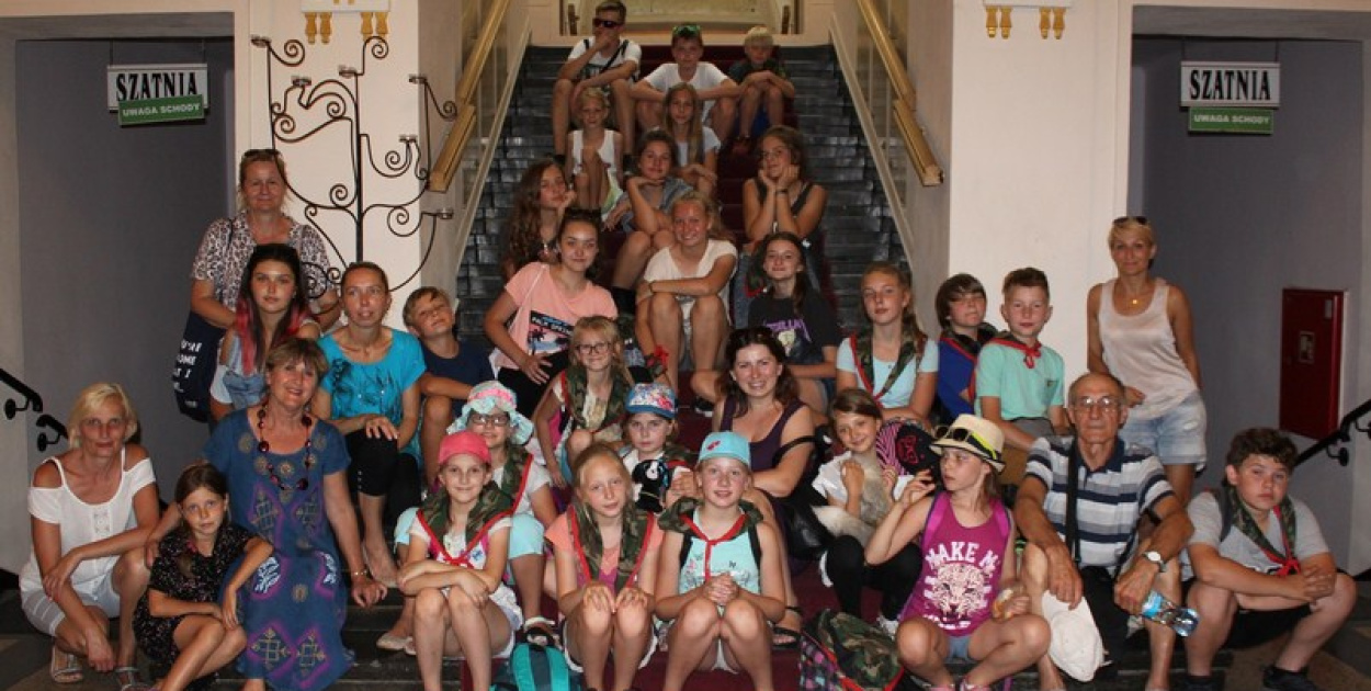 "W odwiedzinach u Smoka Wawelskiego."