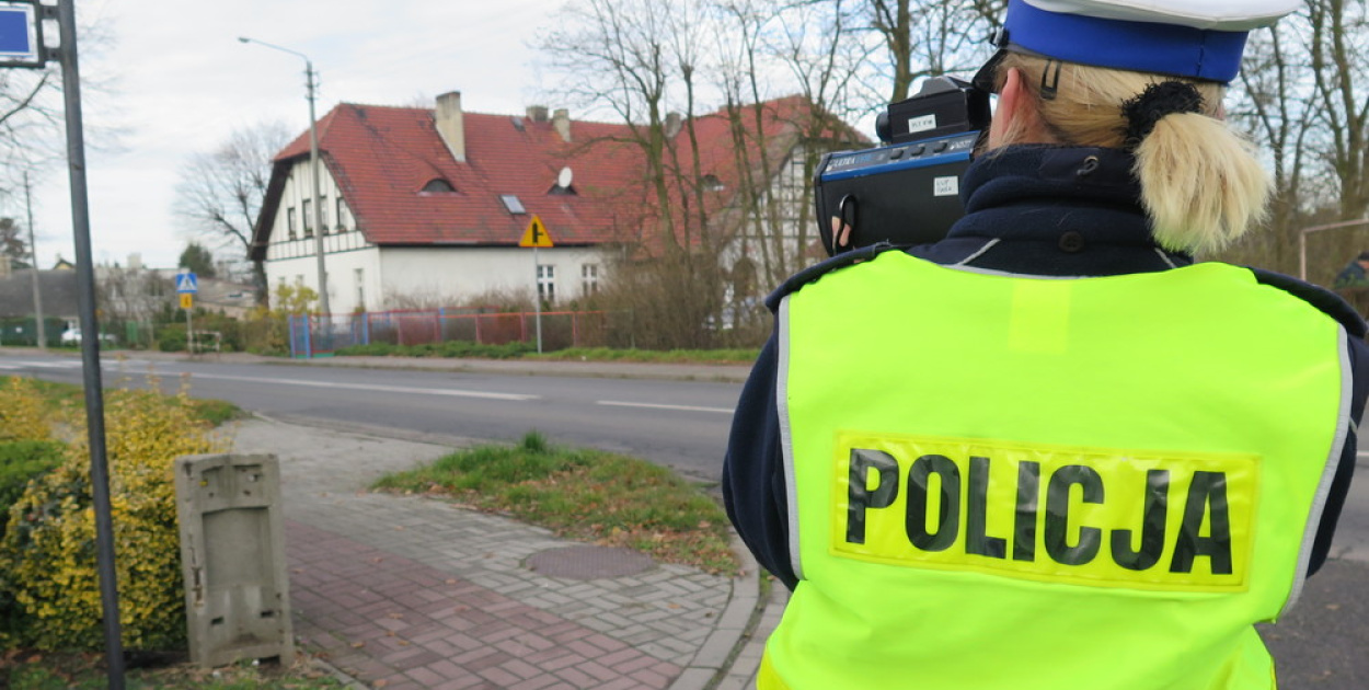 Akcja "Prędkość" na drogach powiatu brzeskiego