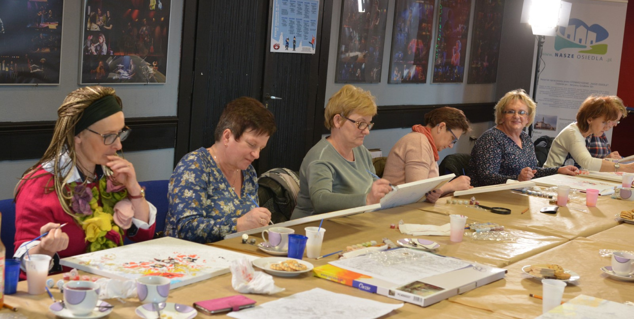 Warsztaty plastyczne dla dorosłych w Grodkowie