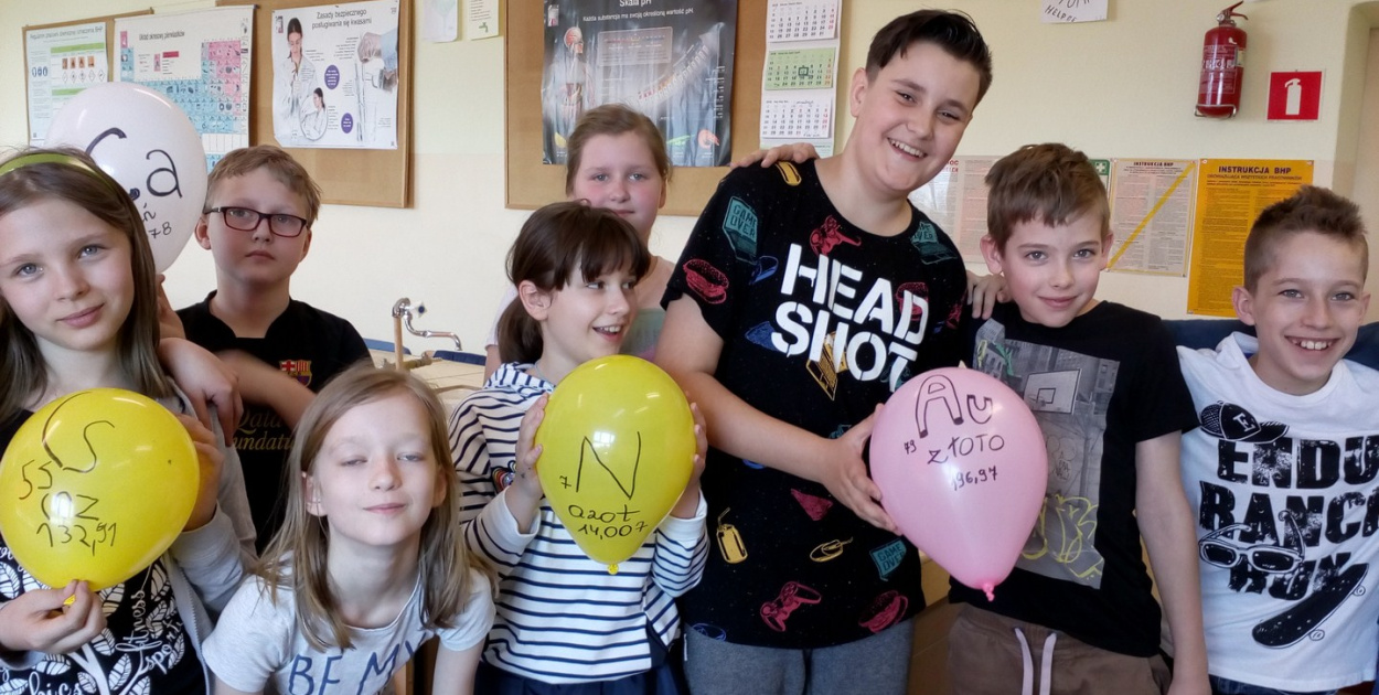 Odkrywcy sekretów nauki - zajęcia unijne w PSP 5