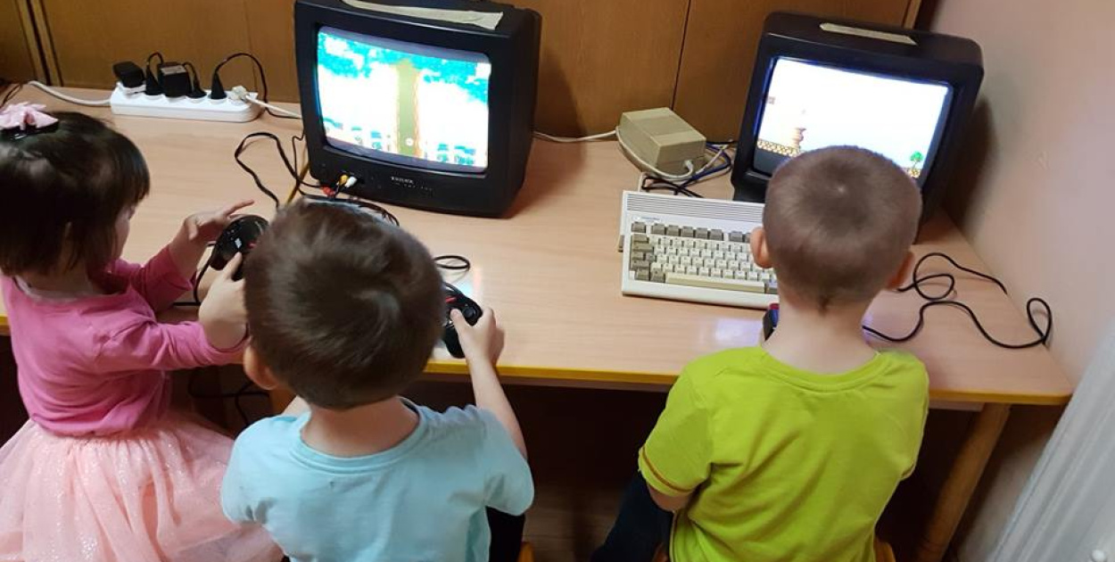 Mini "Retrosfera " w Przedszkolu nr 8