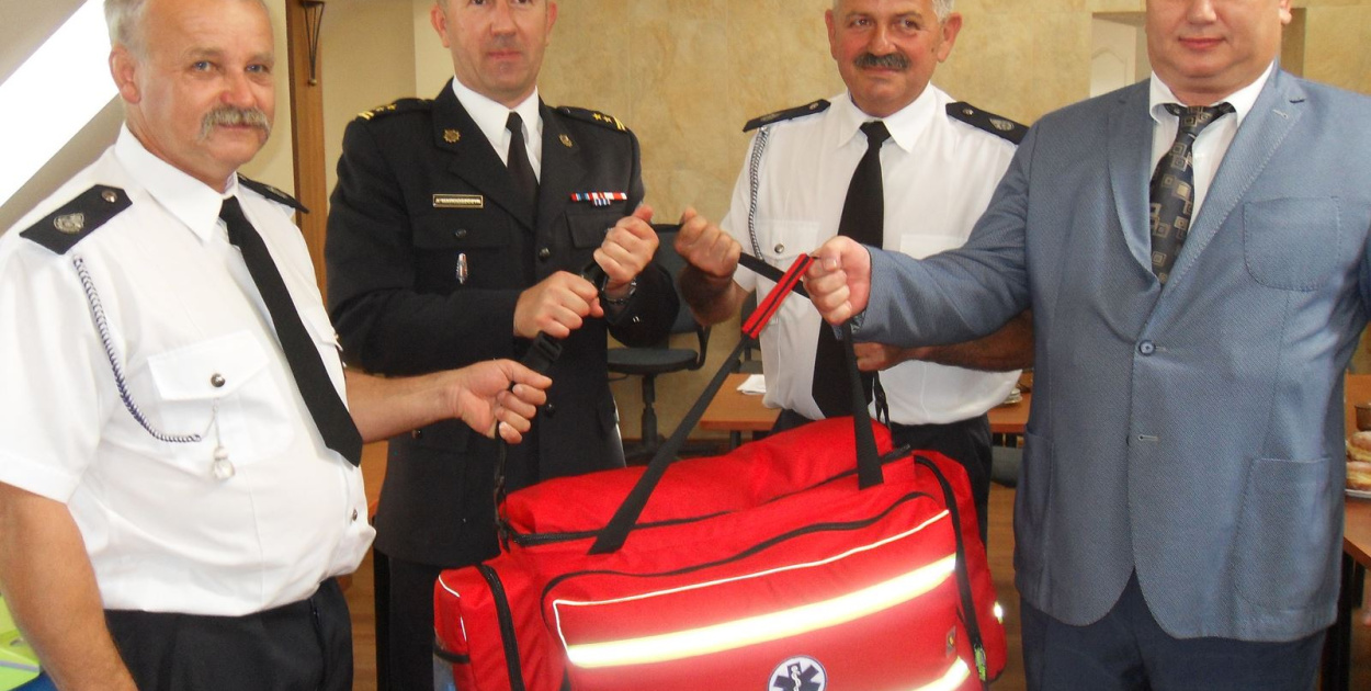 Sprzęt dla strażaków ochotników z terenu Gminy Lubsza