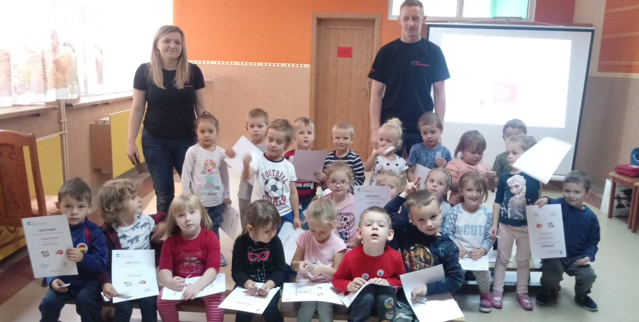 Przedszkolaki z "Piątki" udzielały pierwszej pomocy