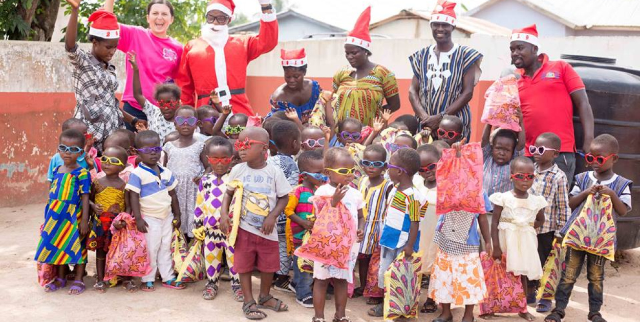 Przedszkolaki z Trójki obdarowały prezentami przedszkolaki z Ghany