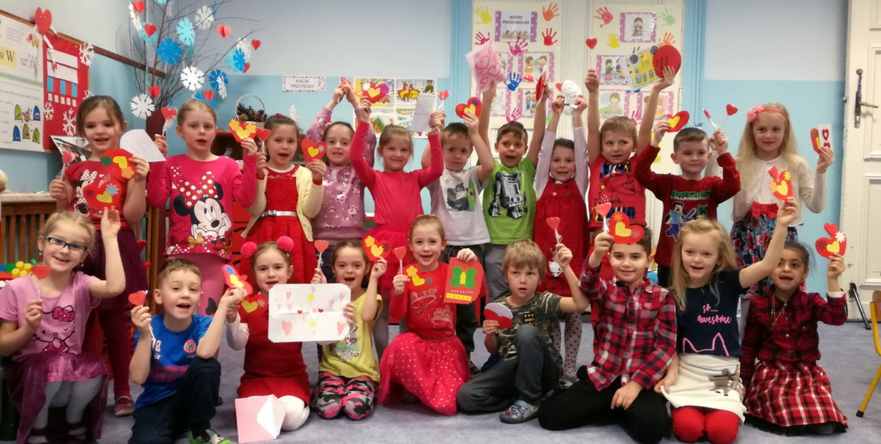 Walentynki w Przedszkolu Publicznym nr 8 w Brzegu