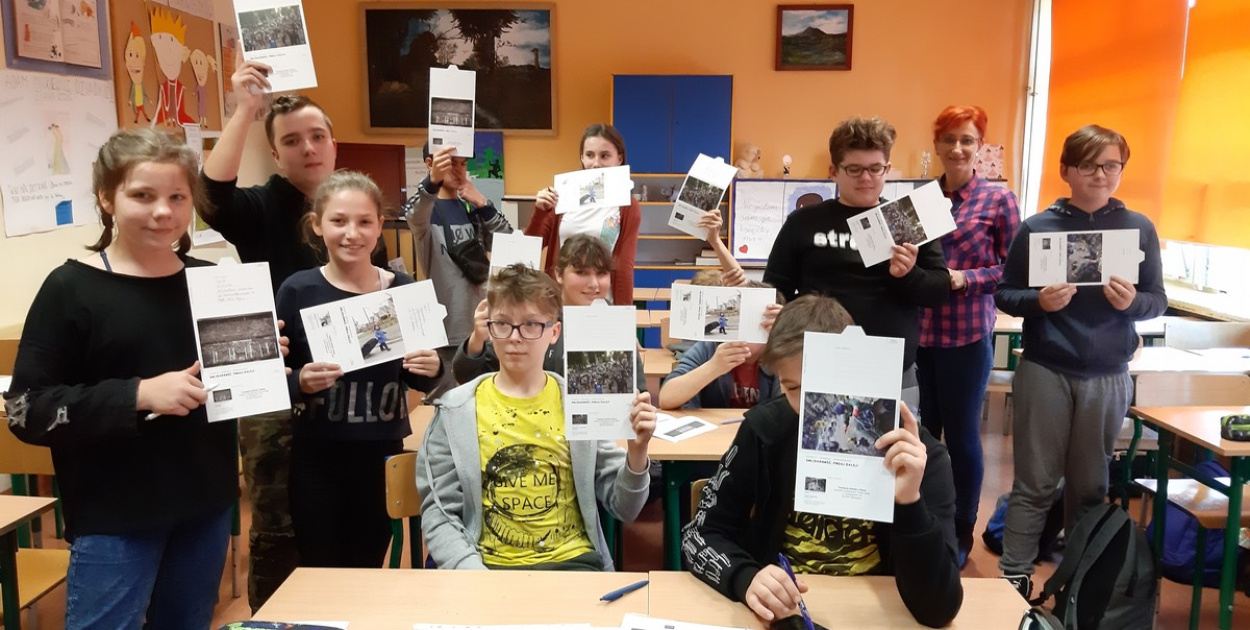 Uczniowie PSP nr 1 wysyłają kartki solidarnościowe