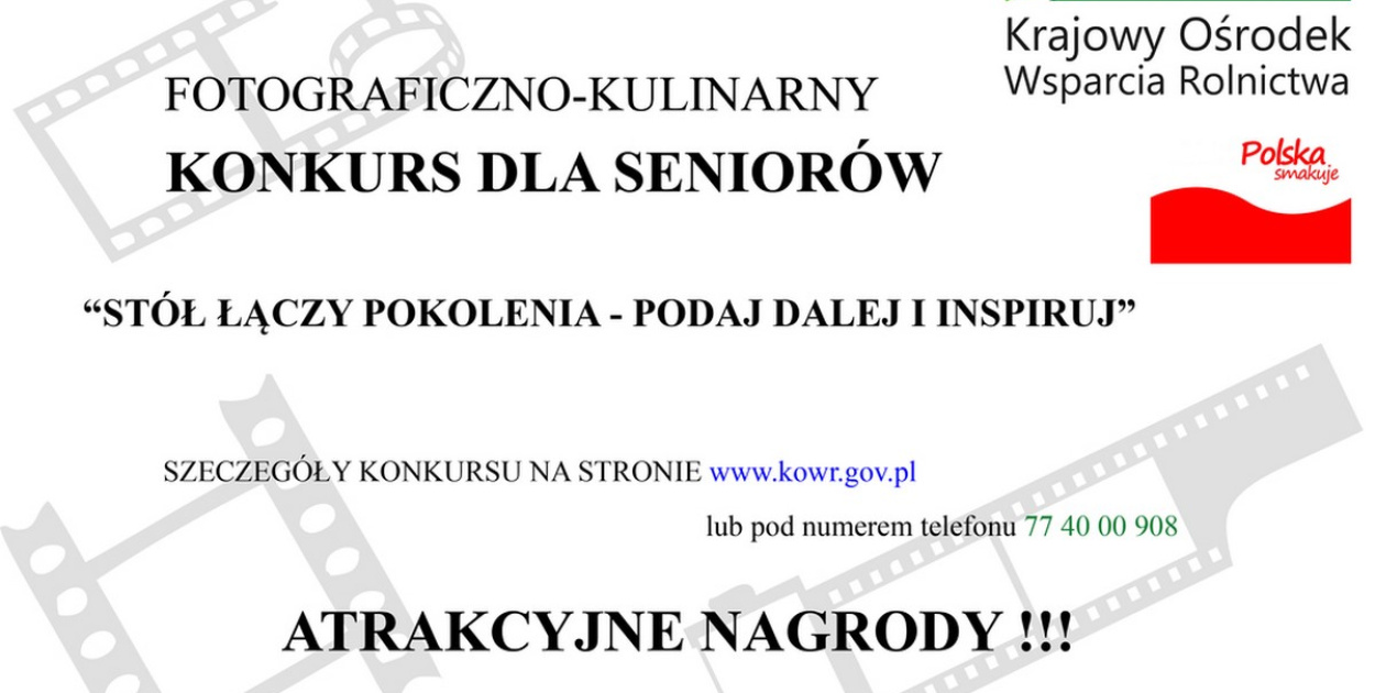 Konkurs fotograficzno-kulinarny dla Seniorów