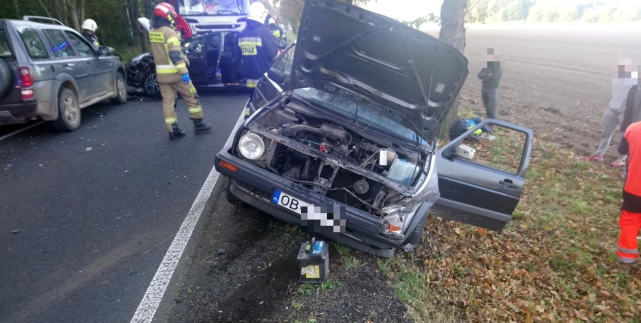 Dwa wypadki na drogach krajowych w powiecie brzeskim