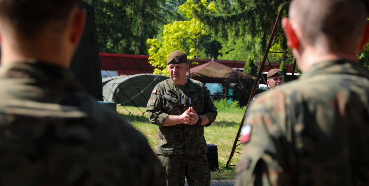  Żołnierze ze 171. Batalionu Lekkiej Piechoty z Brzegu na ćwiczeniach…