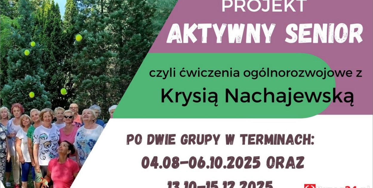 Aktywny Senior w Brzegu! Ruszyły zapisy na zajęcia z K. Nachajewską