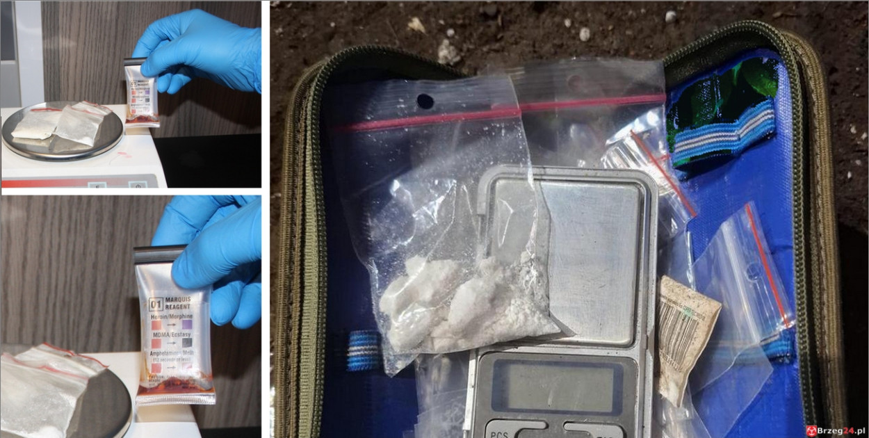 Narkotyki w samochodzie i garażu. Kryminalni przejęli 250 porcji narkotyków