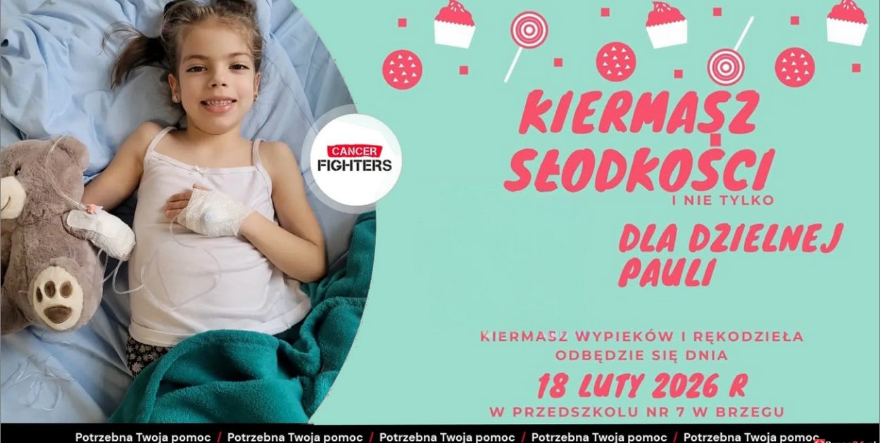 Kiermasz dla Pauli. Słodka pomoc dla małej wojowniczki
