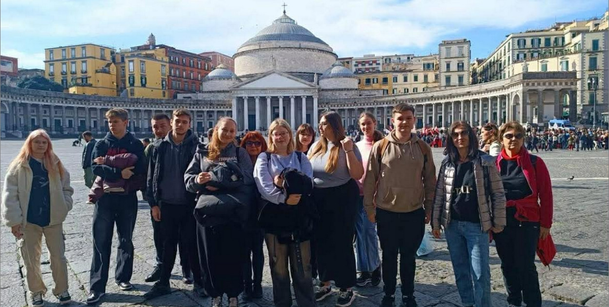 Włosko słowiańska przygoda młodzieży z Brzegu