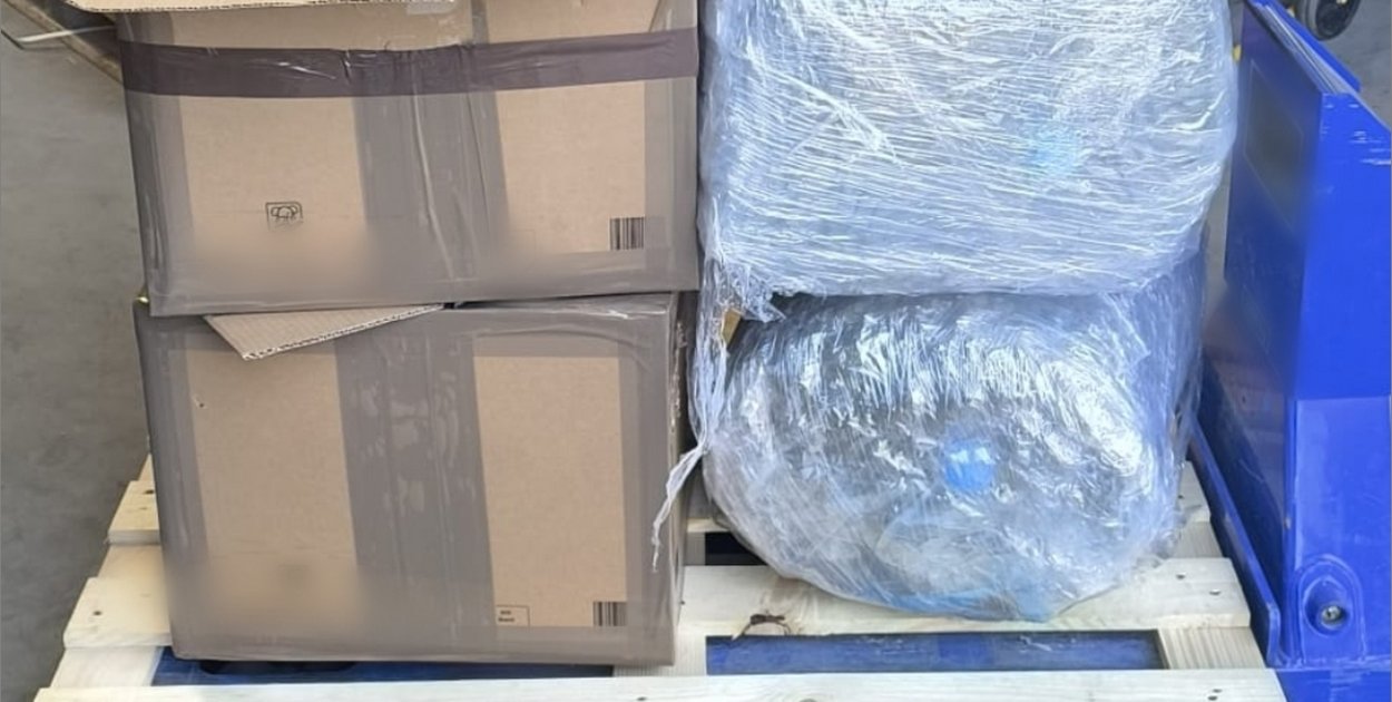 Marihuana warta 2,5 mln zł na palecie w brzeskiej firmie