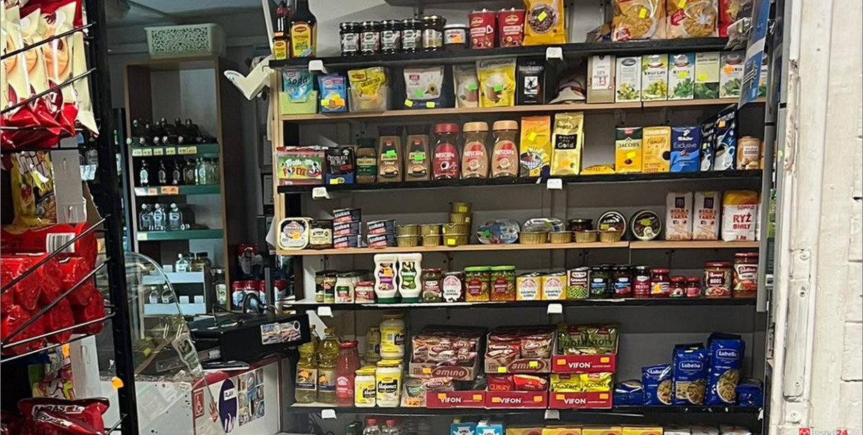 Kominiarka, młotek i gaz. Napad na sklep w Kolnicy