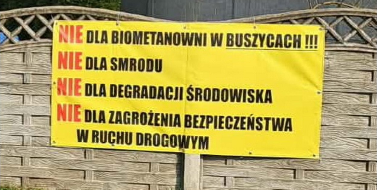 Protest w Buszycach. Burmistrz Kotara: stoimy po stronie mieszkańców