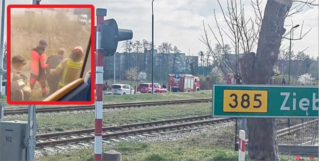 Grodków. Dramat na torach z happy endem. Mężczyzna pod pociągiem przeżył