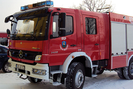 Nowy wóz strażacki w Lewinie