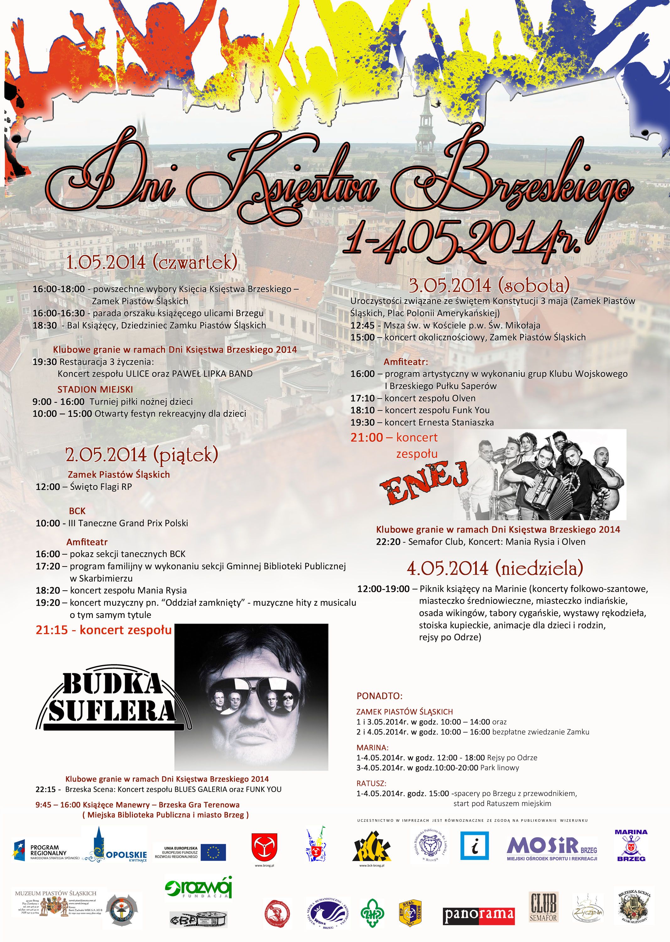 Szczegółowy program Dni Księstwa Brzeskiego 2014