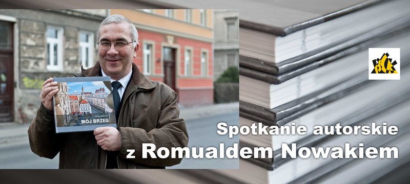 Zaproszenie na spotkanie autorskie Romualda Nowaka