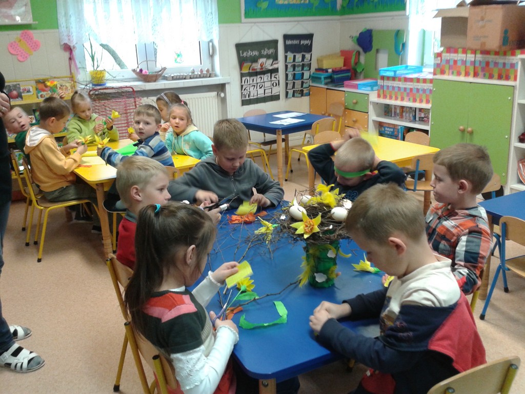 Wielkanocne przygotowania w Publicznym Przedszkolu w Kościerzycach