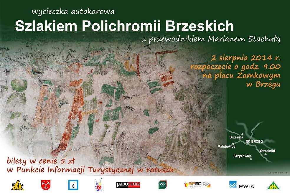 Punkt Informacji Turystycznej w Brzegu zaprasza na wycieczkę autokarową „Szlakiem Polichromii Brzeskich”.