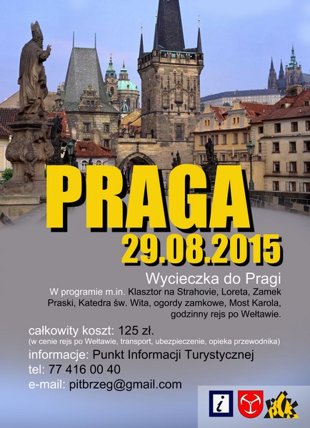 Wycieczka do Pragi z Punktem Informacji Turystycznej w Brzegu.