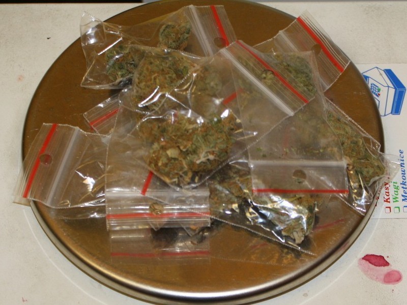Brzeg: 32-latek zatrzymany z marihuaną i amfetaminą