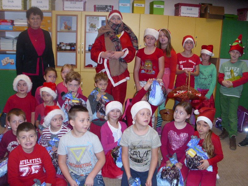 Mikołaj w PSP w Olszance…