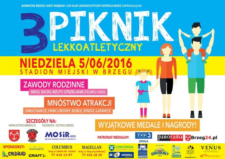 III Piknik Lekkoatletyczny i Zawody Rodzinne już 5 czerwca!