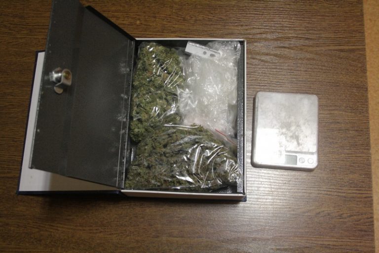 Grodków: Marihuana w „książce”, amfetamina na stole. 29-latek został tymczasowo aresztowany