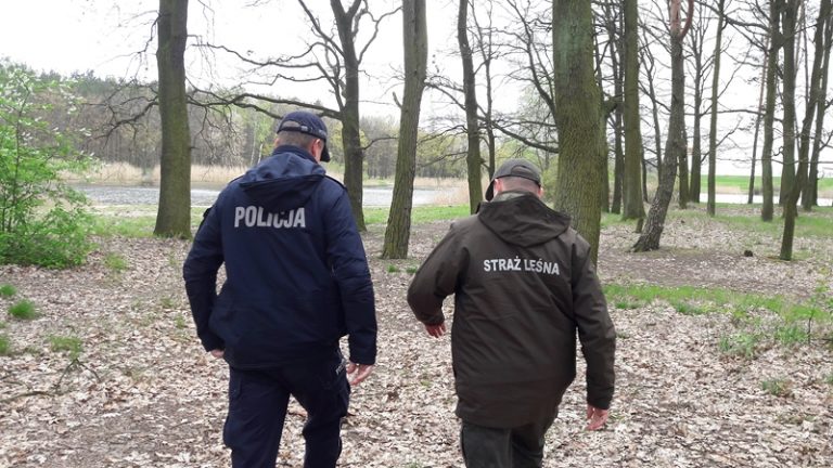 Policjanci patrolują lasy wspólnie ze służbami brzeskiego nadleśnictwa