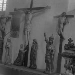 Grupa Ukrzyżowania tęczowego, nawa północna kościoła św. Mikołaja, po 1936 r.(fot. archiwum WUOZ Opole) 