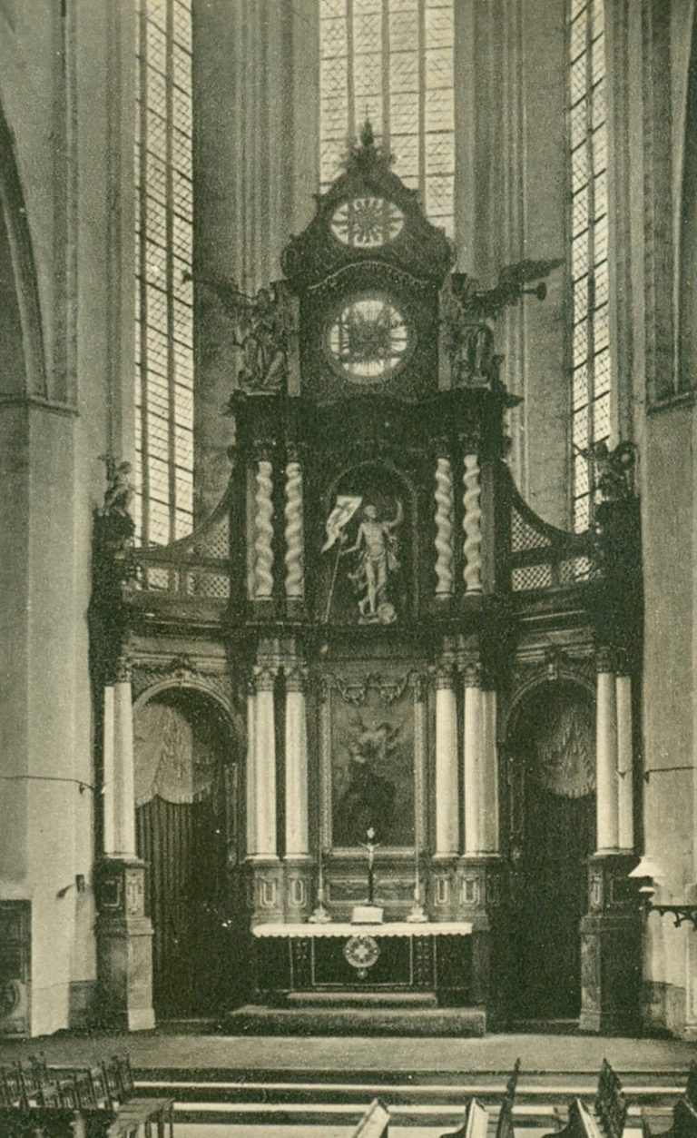 Mój Brzeg – Kościół św. Mikołaja. Ołtarz główny z końca XVIII w.