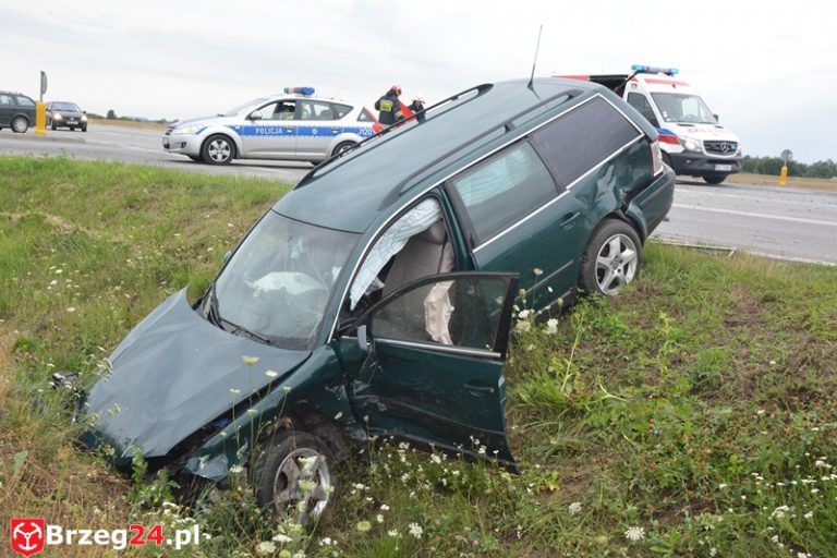 Wypadek na obwodnicy Grodkowa. 5 osób poszkodowanych