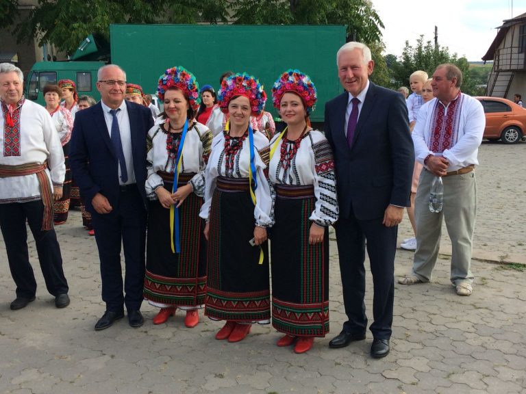 Władze gminy z wizytą w  Borszczowie na Ukrainie