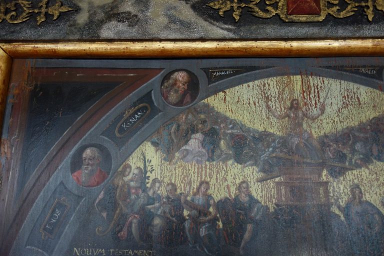 Mój Brzeg: Kościół św. Mikołaja – malowane epitafium Heuslerów (cz.2)