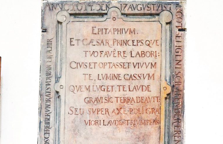 Mój Brzeg: Kościół św. Mikołaja – epitafia inskrypcyjne