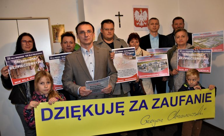 Grzegorz Chrzanowski dziękuje mieszkańcom Brzegu za zaufanie i zachęca do wzięcia udziału w drugiej turze wyborów