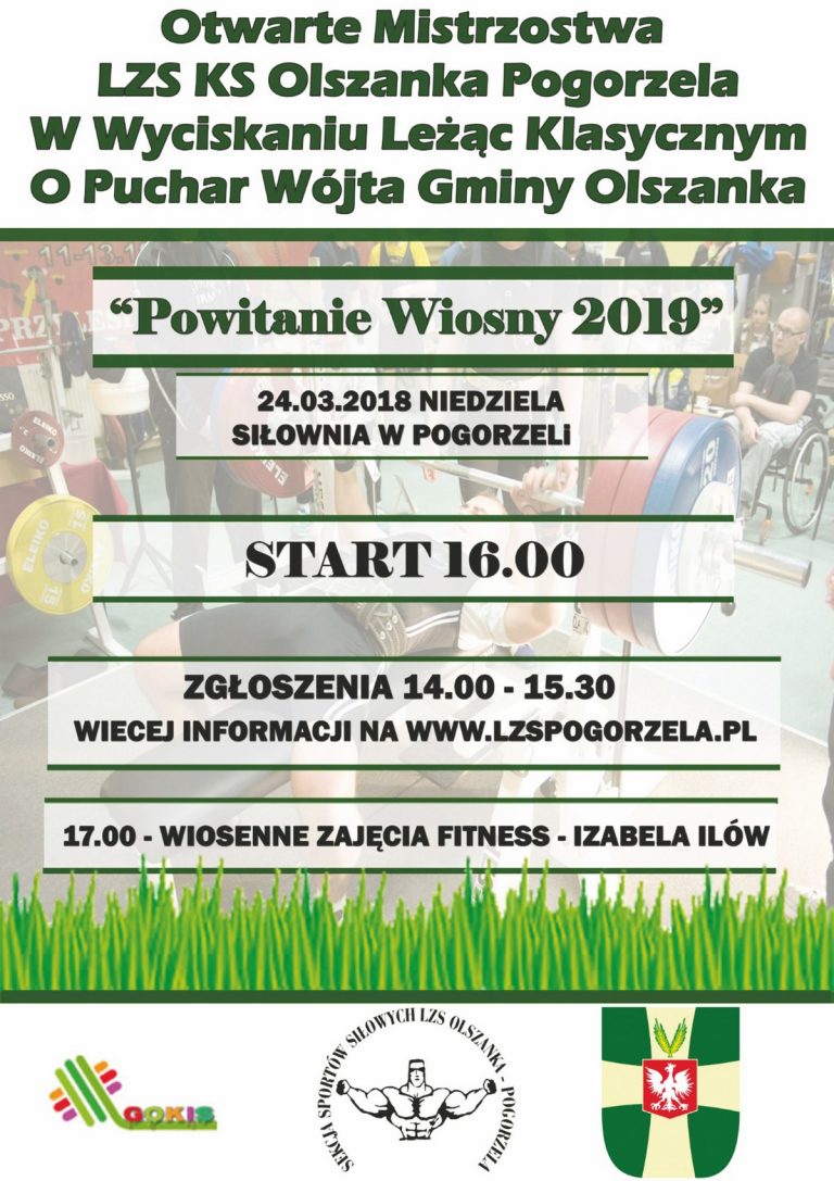 Otwarte Mistrzostwa Sekcji Sportów Siłowych w Pogorzeli